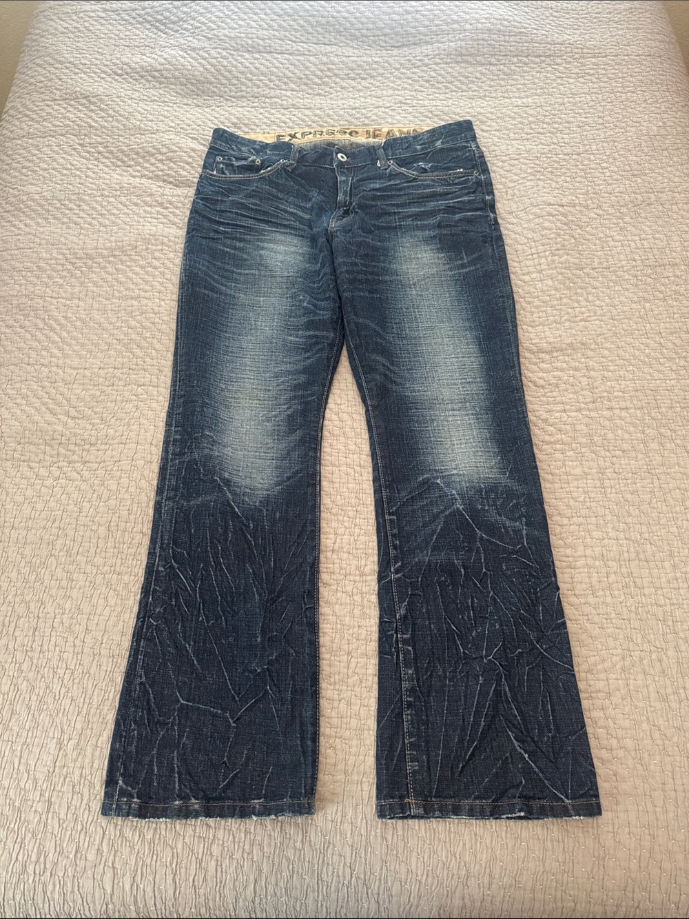 Express Jeans Classic Kingston Low Rise Bootcut Jeans